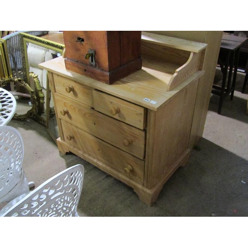 649 - MODERN PINE WASH STAND