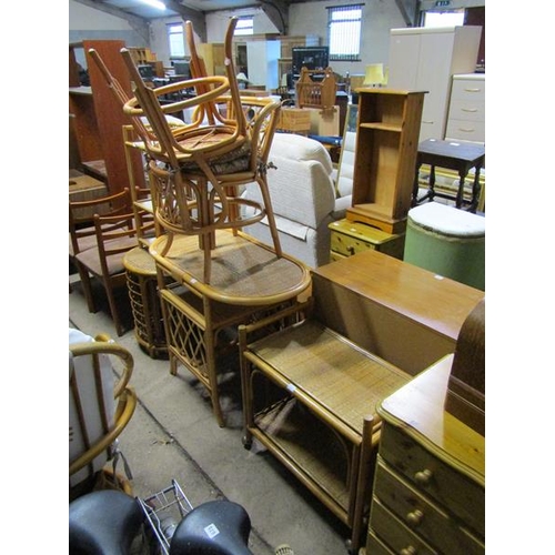 675 - COLLECTON OF BAMBOO FURNITURE