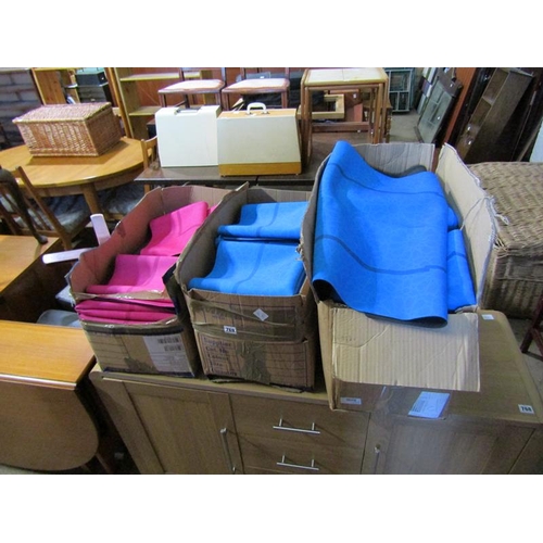 769 - THREE BOXES OF MATS