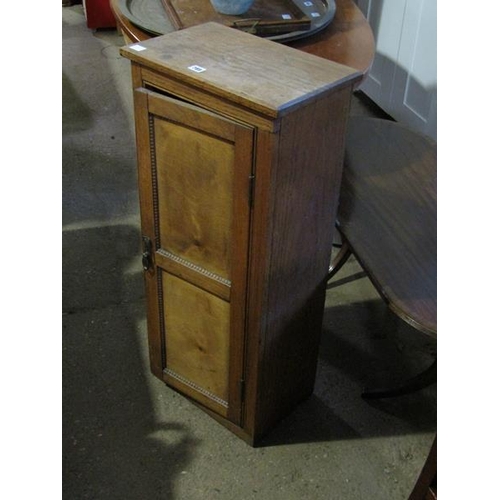 785 - EDWARDIAN OAK CUPBOARD