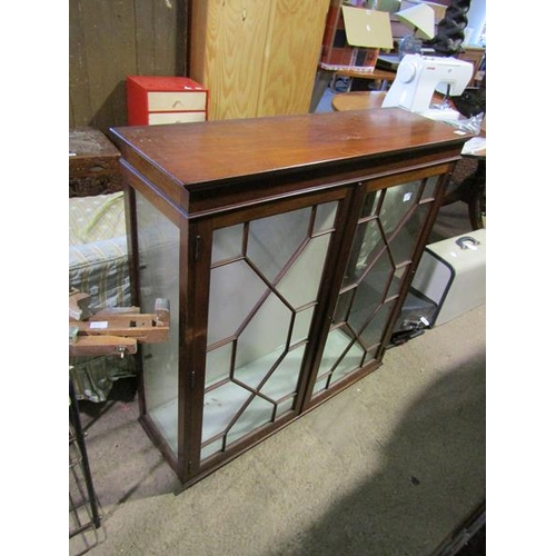 823 - EDWARDIAN DISPLAY CABINET