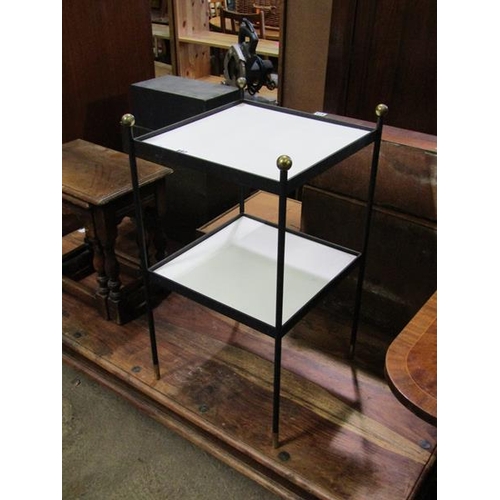 897 - METAL TWO TIER TABLE