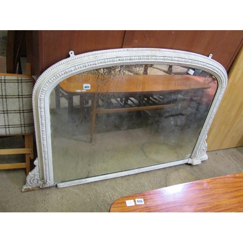 903 - VICTORIAN PAINTED OVERMANTEL MIRROR