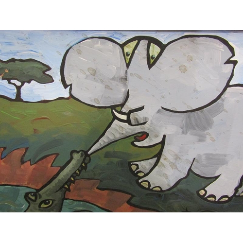 931 - TWO PICTURES - ELEPHANTS