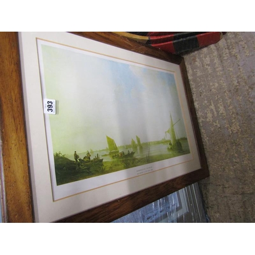 393 - QTY OF FRAMED PRINTS