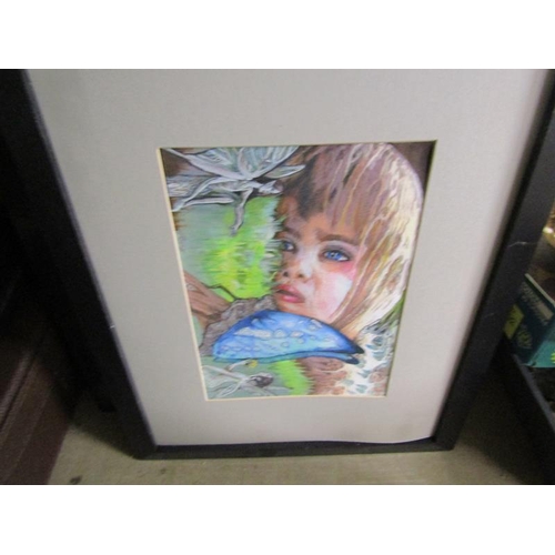 415 - QTY OF FRAMED AND UNFRAMED ARTWORK