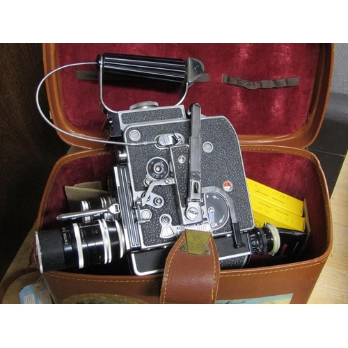 1101 - BOLEX H16 REFLEX CAMERA IN CASE, 26CM W