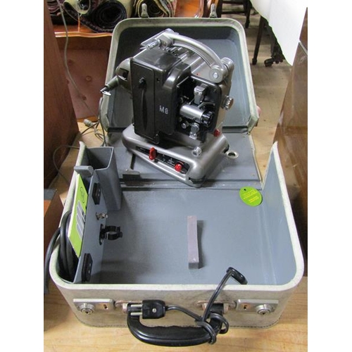 1105 - BOLEX M8 PROJECTOR AND CASE, 35CM H