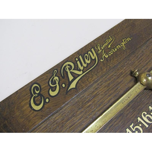 1158 - EARLY 20c RILEY SNOOKER SCORE BOARD - 59cms W