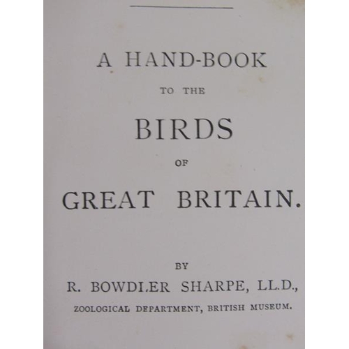 1168 - QTY OF ANTIQUE BOOKS, COLLECTION OF BRITISH BIRDS