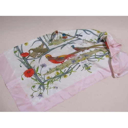 1171 - LADIES DESIGNER SILK SCARVES INC. GUCCI