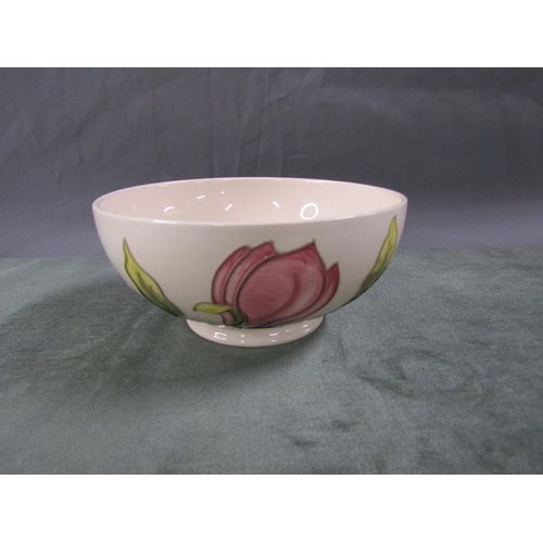 1568 - WALTER MOORCROFT MAGNOLIA BOWL, 8CM H