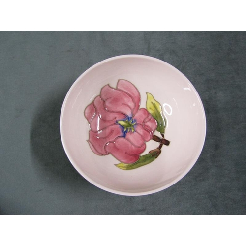 1568 - WALTER MOORCROFT MAGNOLIA BOWL, 8CM H