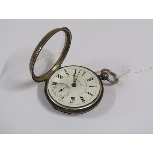 1246 - BRADFORD SILVER CASED POCKET WATCH