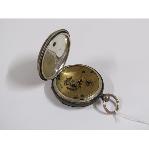 1246 - BRADFORD SILVER CASED POCKET WATCH