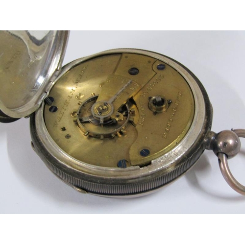 1246 - BRADFORD SILVER CASED POCKET WATCH