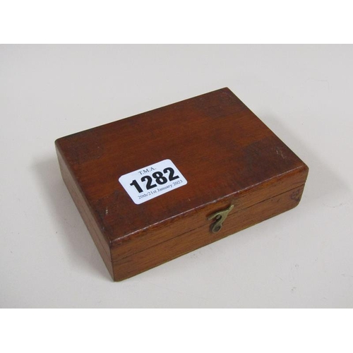 1282 - BOX OF GERTLING CHEMICAL BALANCE WEIGHTS