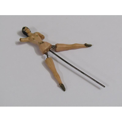 1287 - ARTICULATED DOLL STICK PIN