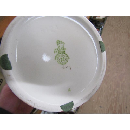 42 - ROYAL DOULTON FLORAL VASE AND BOWL