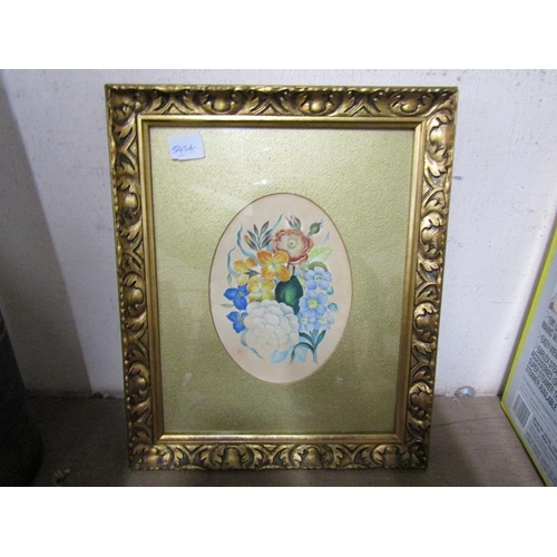 57 - PAIR OF GILT FRAMED STILL LIFE WATERCOLOURS