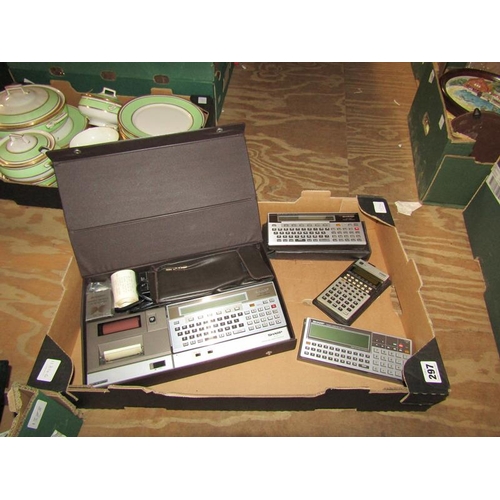 297 - SHARP POCKET COMPUTER AND CALCULATORS