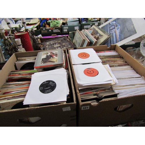 327 - TWO BOXES OF RECORDS