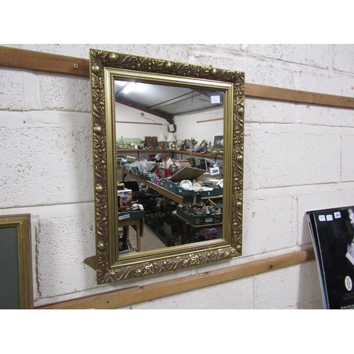 360 - GILT FRAMED WALL MIRROR