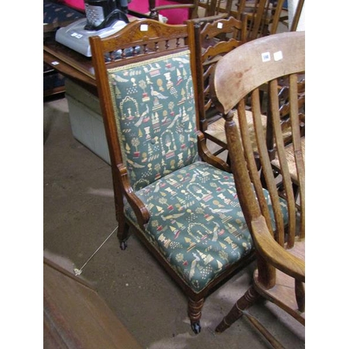 597 - VICTORIAN LOW CHAIR