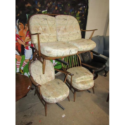 685 - ERCOL THREE PIECE SUITE