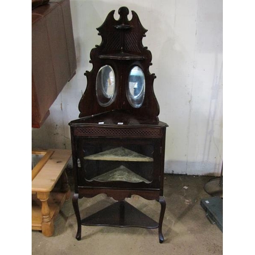 693 - VICTORIAN CORNER CUPBOARD