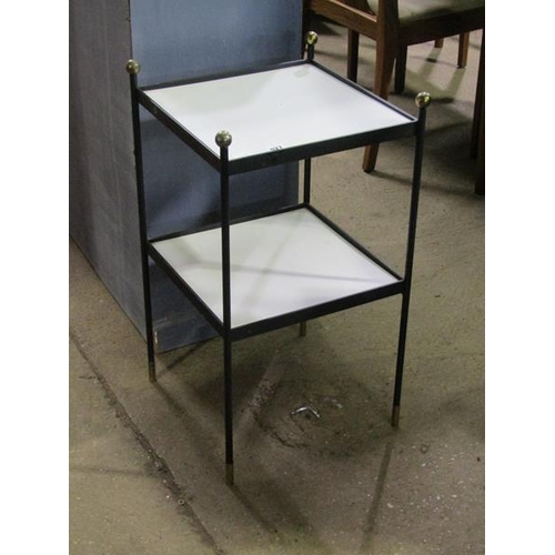 927 - METAL TWO TIER TABLE