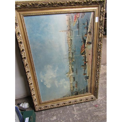 371 - TWO FRAMED PRINTS TO INCL VENETIAN SCENE