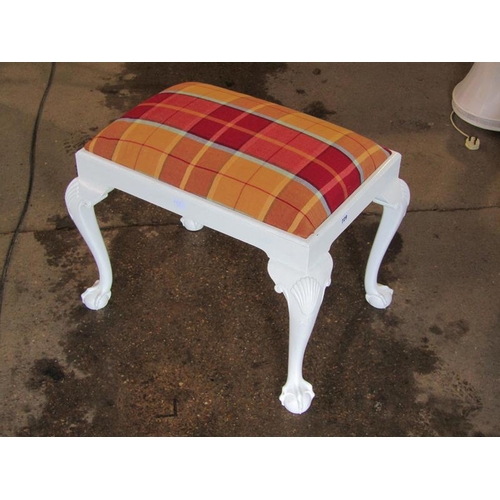 729 - UPHOLSTERED STOOL