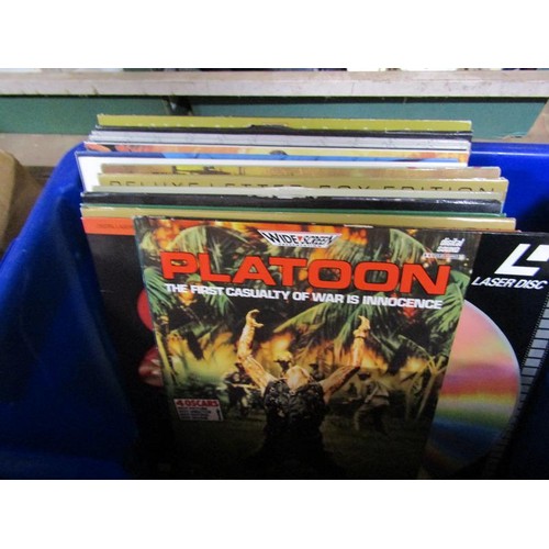 251 - BOX OF LASERDISC'S