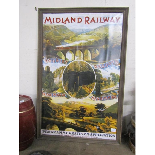 13 - TWO BRITISH RAILWAYS POSTERS, REPRINTS.