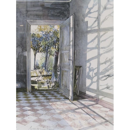 1205 - PAIR OF LIMITED EDITION PRINTS - SUMMERTIME CONSERVATORIES, EACH F/G, 63CM X 47CM