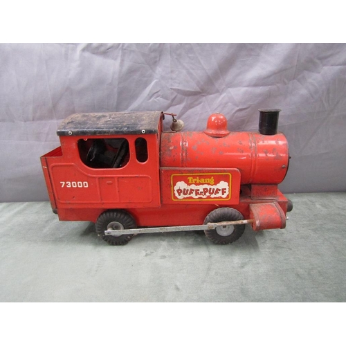 1345 - VINTAGE TRIANG PUFF PUFF TRAIN - 39cms L