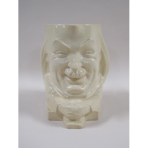 151 - A 1920's Ashstead pottery character jug by Percy Metcalfe depicting Lloyd George, 19cm h.