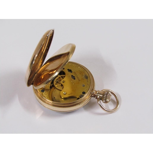 53 - An American Waltham Watch Co. 10ct gold cased pocket watch, 48g overall.