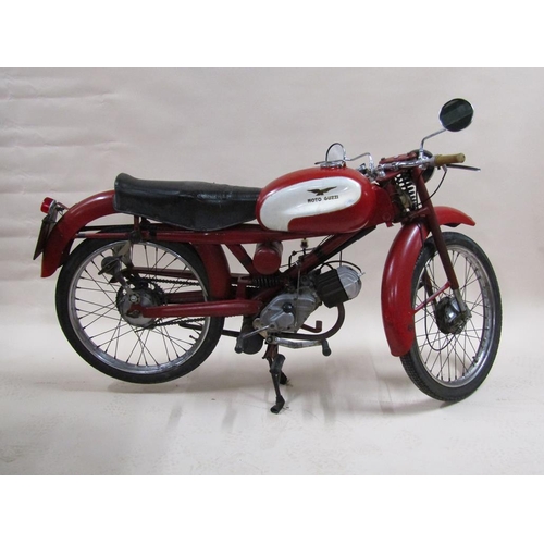 2 - A 1956 Moto Guzzi cardellino 73cc motorcycle, registration 941 UYN (v5 present)