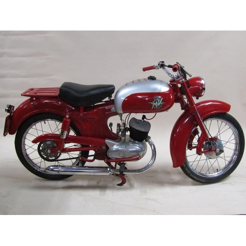 3 - A 1956 MV Augusta 125cc Super Pullman  motorcycle, registration 705 XVS, frame number 900134, engine... 