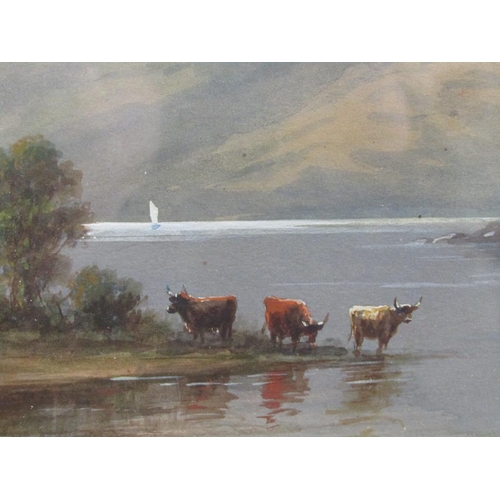 179 - Milton Drinkwater - pair, Scottish lochs, signed watercolours, framed and glazed, each 30cm x 45cm.