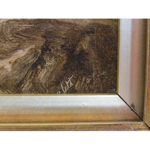 219 - William Truefitt - For the sake of somebody, signed oil on board, framed and glazed, 17cm x 31cm.