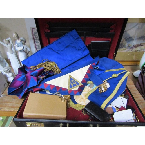 59 - CASE OF MASONIC REGALIA