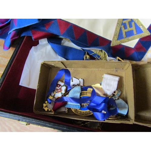 59 - CASE OF MASONIC REGALIA