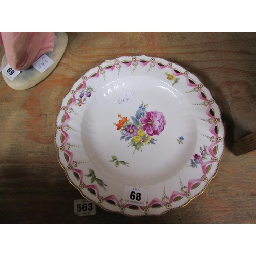 68 - ROYAL COPENHAGEN PLATE, A/F