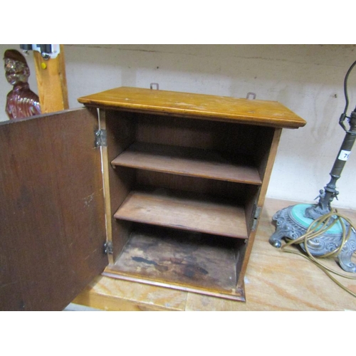 77 - EARLY 20C OAK CABINET