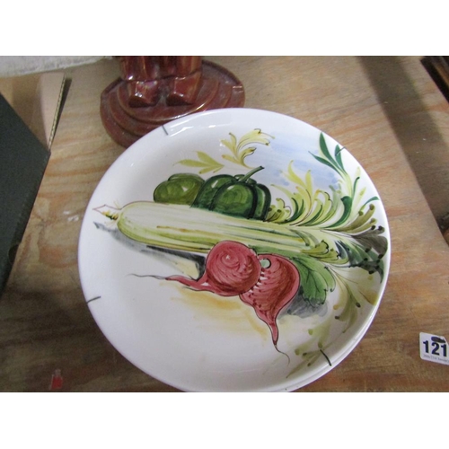 78 - SET OF ITALIAN MAJOLICA VEGETABLE PLATES