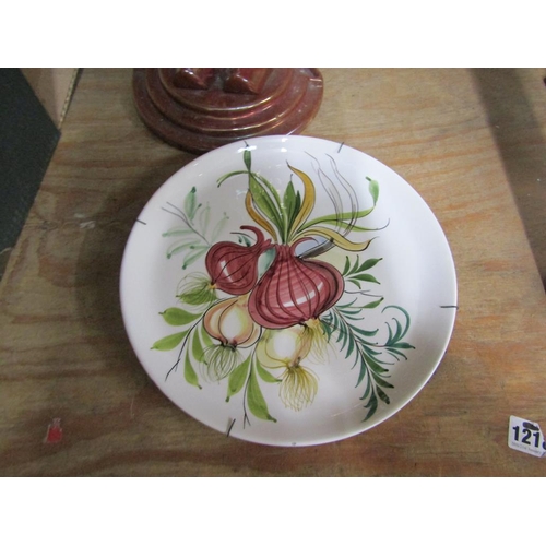 78 - SET OF ITALIAN MAJOLICA VEGETABLE PLATES