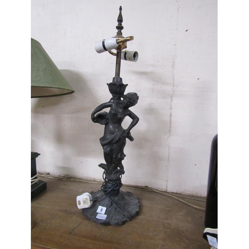 5 - ART NOUVEAU STYLE FIGURATIVE TABLE LAMP